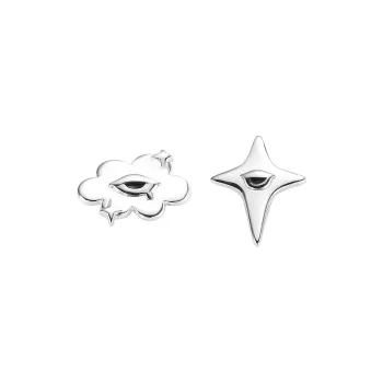EAR PARTNER 925 Sterling Silver Stud Earrings Women's