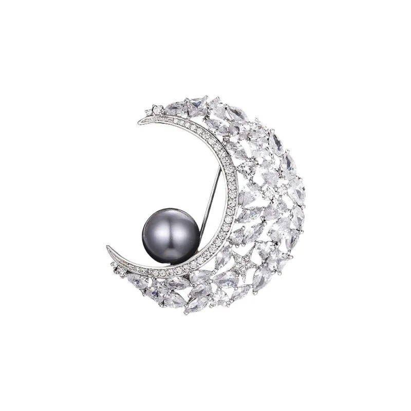 Lan Ying Artificial Crystal Brooches Women's-7