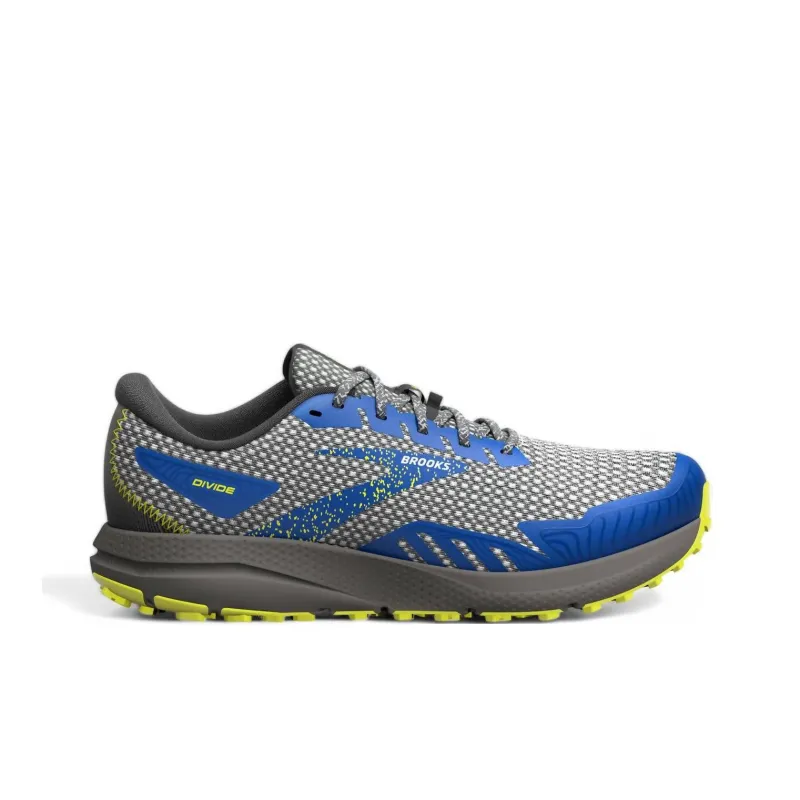 Brooks Divide Wear-resistant And Lightweight Low-Top Running Shoes Men's Gray Loose Fit-1