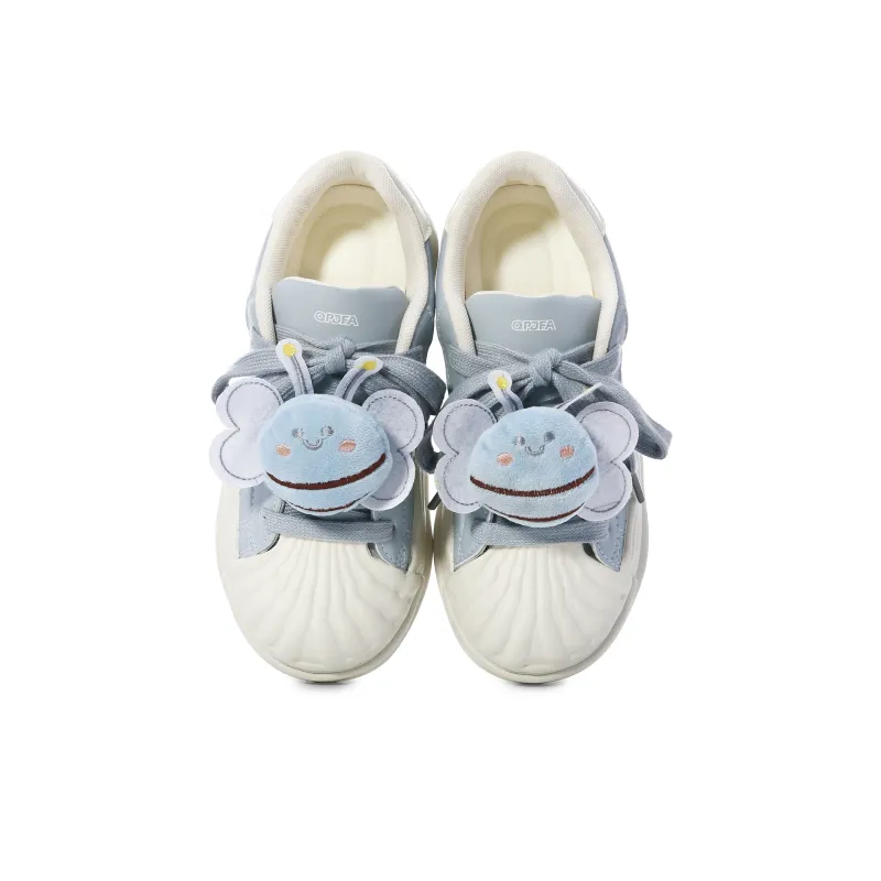 Lovely You Lightweight Wear Resistant And Slip Resistant Low Top Skateboard Shoes Women's-21