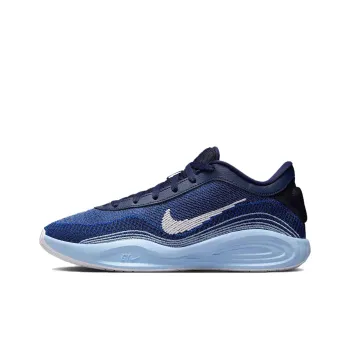 Nike GT Hustle Academy Anti Slip Wear Resistant Low Top Basketball Shoes Unisex Blue