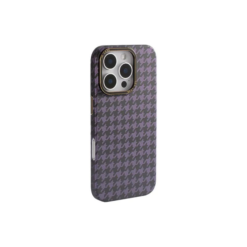 TXBX PC Material Thousand Crane Totem Metal Frame Phone Case Compatibility With Apple 16/15/14/13 Collection-7