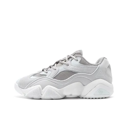 PEAK State Pole 6371 Cushioning, Slip Resistant, And Abrasion Resistant Low Top Chunky Sneakers Men's Gray