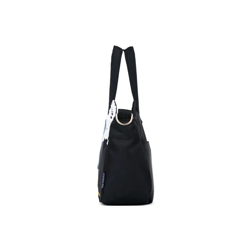 MISZAPATOS Nylon Shoulder Bag Regular Women's Gray/Black/Apricot-3