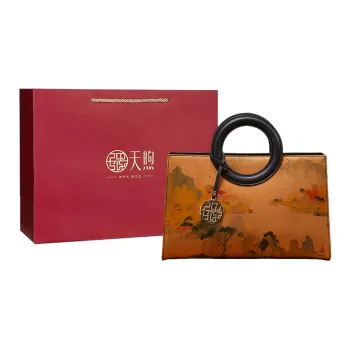 Pmsi Mulberry Silk Handbag Medium Size Women's Black