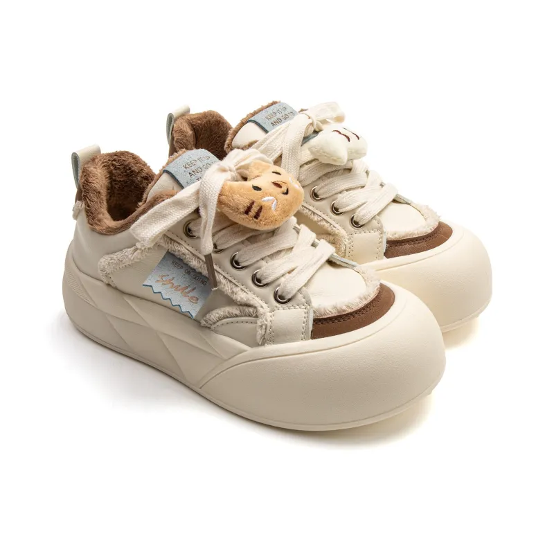 STAE Warm Wear-Resistant Slip-Resistant Low-Top Skateboard Shoes Women's Box Included-20