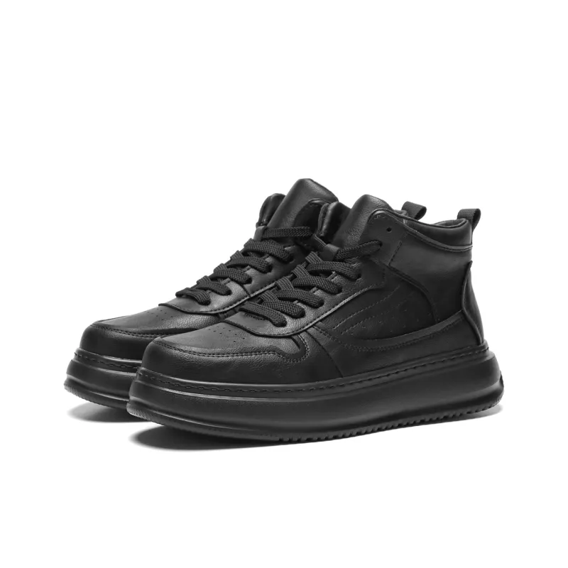 Meixi Warm Mid Top Skateboard Shoes Men's-5