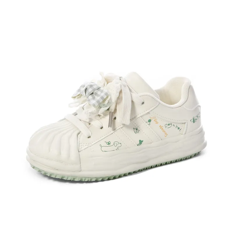 Lovely You Lightweight Wear Resistant And Slip Resistant Low Top Skateboard Shoes Women's-37