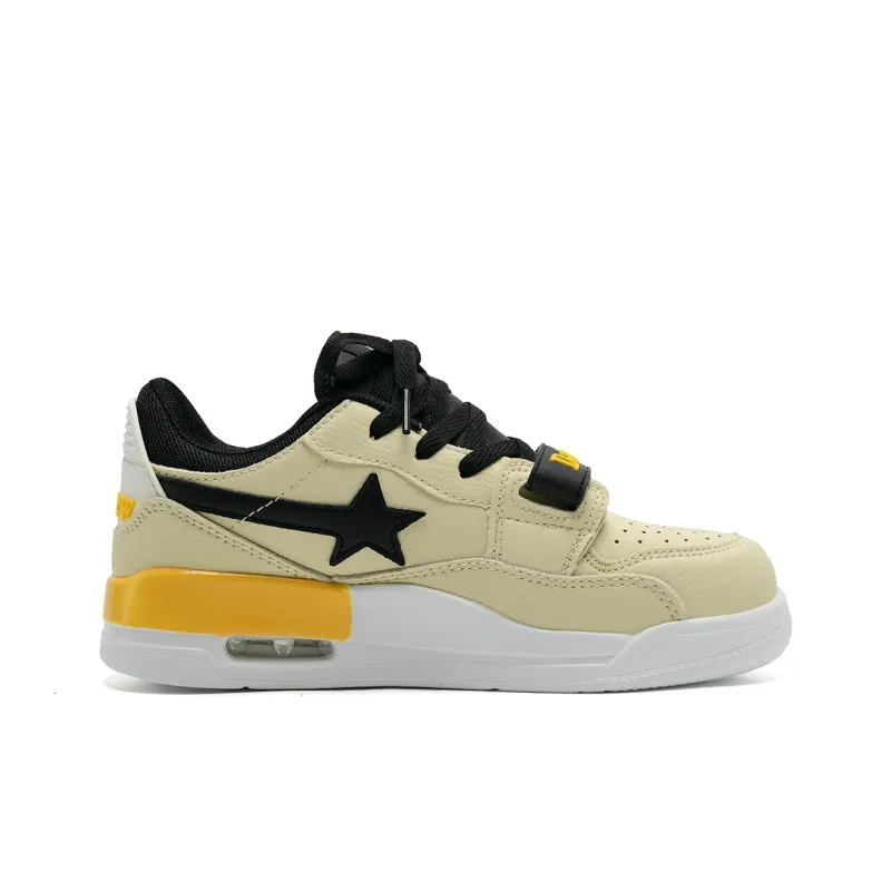 Circle Small Cushioning Coverage Wear-Resistant Lightweight Slip-Resistant Low-Top Skateboard Shoes Unisex-60