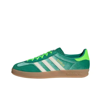 Adidas Originals Gazelle Indoor Semi Court Green Velvet Women's