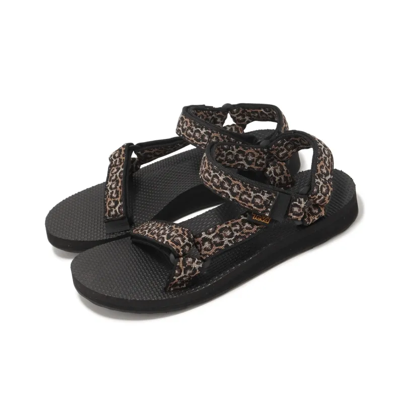Teva Original Universal Beach Sandals Women's Black Brown-2