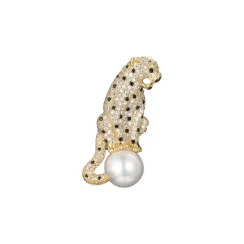 Lan Ying Crystal Brooch Luxury Niche Women's