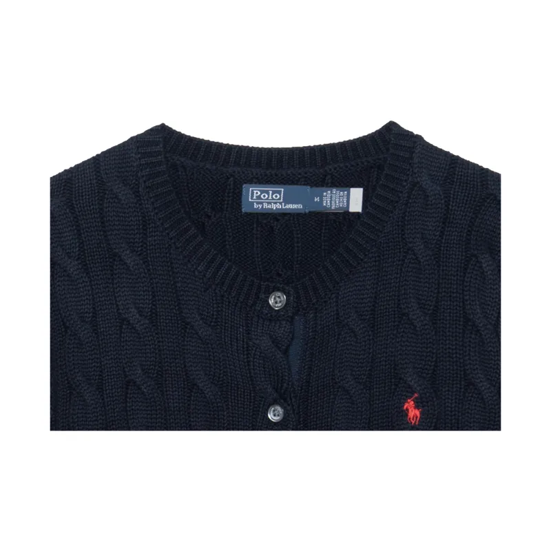 Polo Ralph Lauren Long Sleeve Cardigan Hunter Navy-6