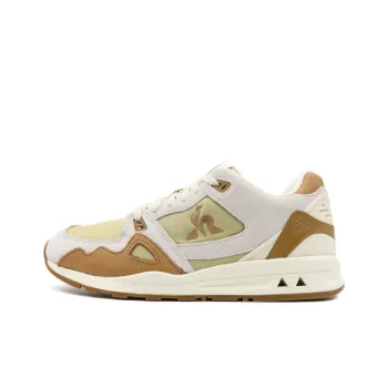 Le Coq Sportif Anti Slip Wear Resistant Low Top Casual Shoes Men's Beige Brown
