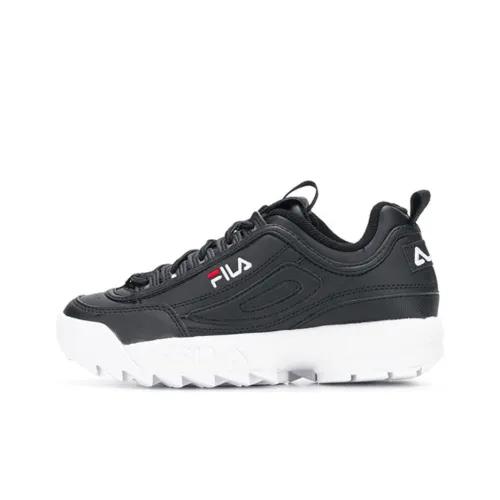 FILA Disruptor 2 Wear-resistant And Lightweight Low-Top Casual Shoes Women's Black