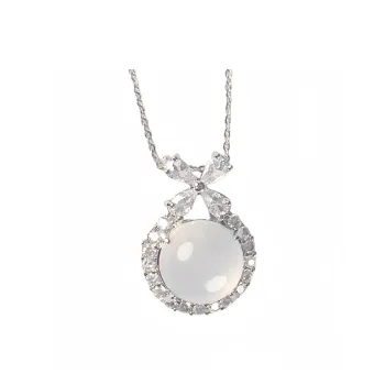 MUSHIFEN Chalcedony Necklaces Women's