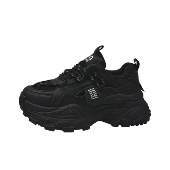 EEueeczs Height Increasing Low Top Chunky Sneakers Women's