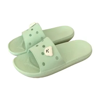 SHIGUDE Sandal Slippers Women's, Matcha Green