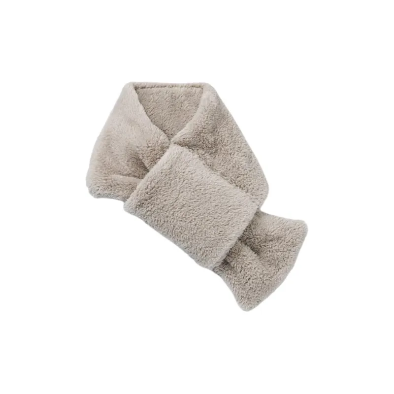 MUJI Polyester Knit Scarves Unisex Multicolor-4