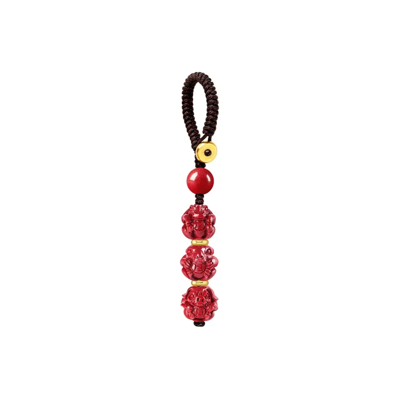 Moon Jewelry Cinnabar Keychains Unisex-38