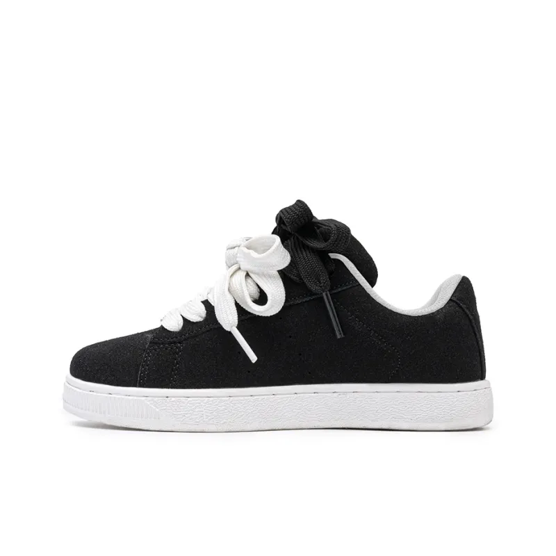 Medd Puffy Shoes Slip Resistant Height Increasing Low Top Skateboard Shoes Unisex Box-12