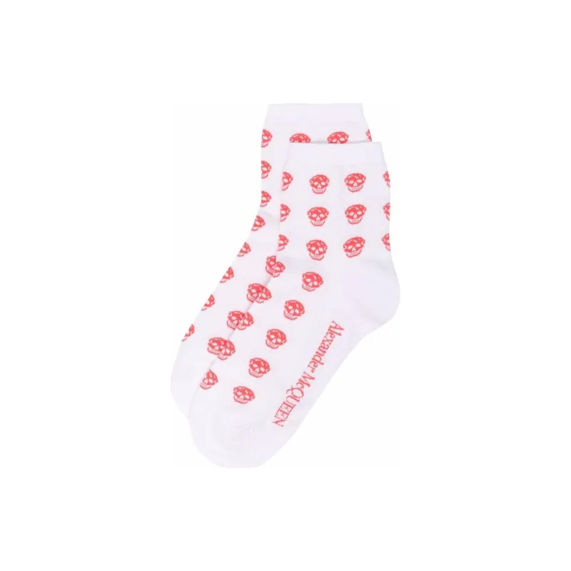 Alexander McQueen Logo Intarsia Crew Socks-0