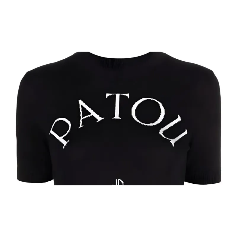 Patou Logo jacquard Knitted Top-3