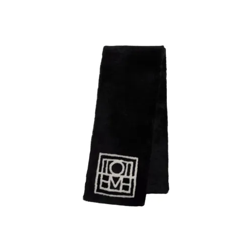TOTEME Lambskin Knit Scarves Women's Black