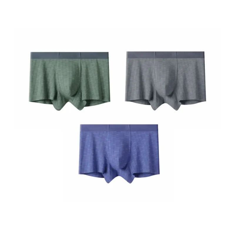 Qiao Ni Tong Underpants Men's 3 Pack-8