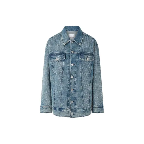 PINKO Acid wash Denim Jacket