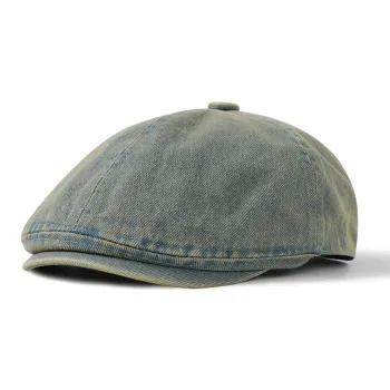 Shizhu Distressed All Season Painter Hat For Men Berets Unisex