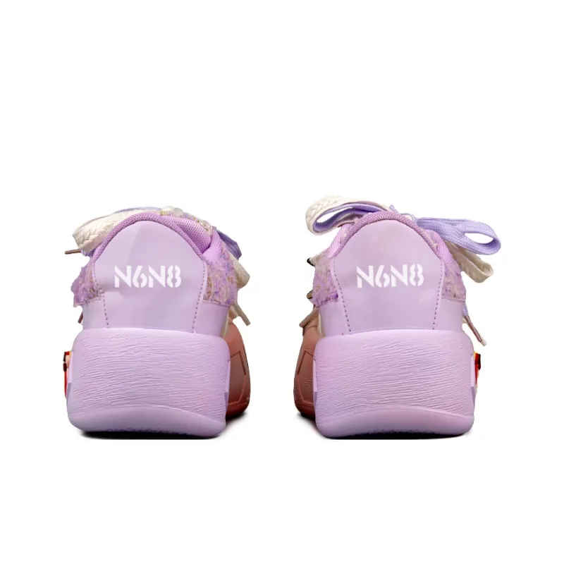 N6N8 Slip Resistant Cushioning Wear Resistant Lightweight Low Top Skateboard Shoes Women's-3