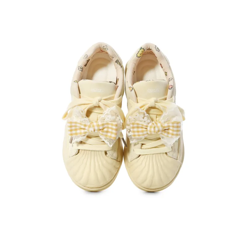 Lovely You Lightweight Wear Resistant And Slip Resistant Low Top Skateboard Shoes Women's-3