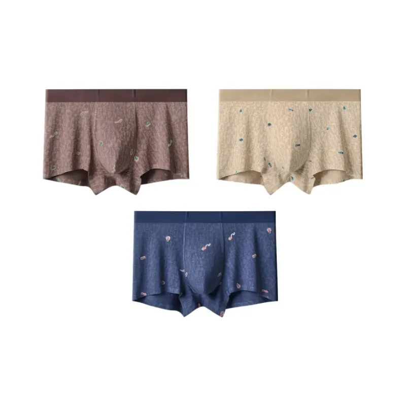 Qiao Ni Tong Underpants Men's 3 Pack-7