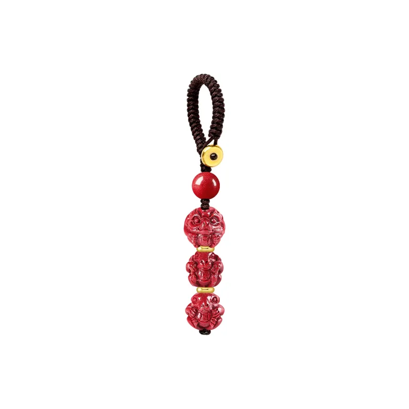 Moon Jewelry Cinnabar Keychains Unisex-46