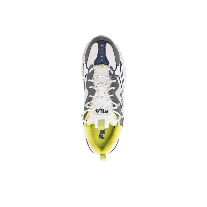 FILA Ray Tracer Tr 2 Anti-Slip Wear-Resistant Low-Top Casual Shoes Men's White-4