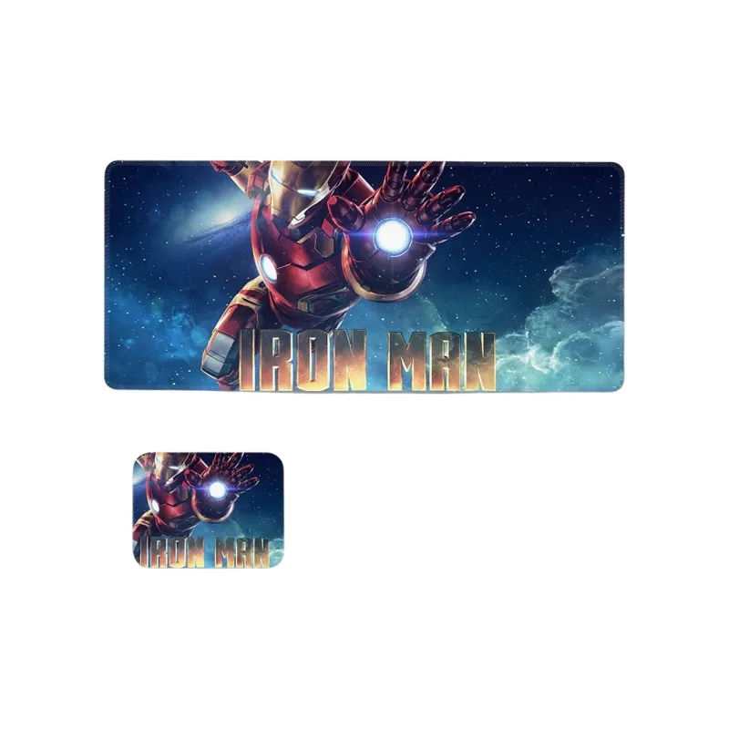 SHIBADU Rubber Pad Iron Man Extra Large Esports Table Pad For Computer And Laptop Mouse Pads-26