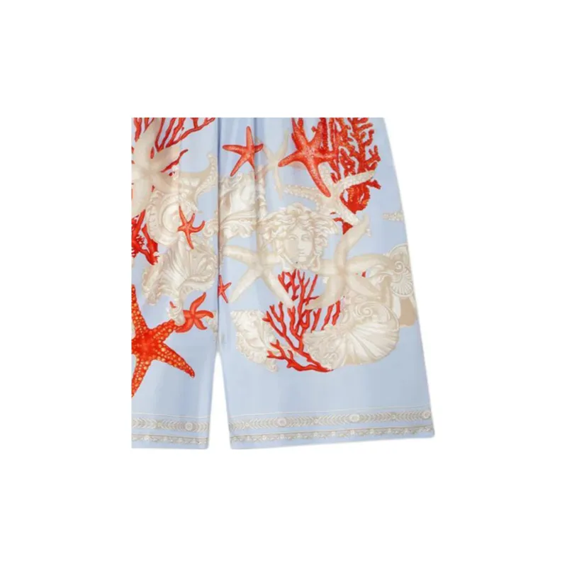 VERSACE Barocco Sea Printed Elasticated Waistband Shorts-4