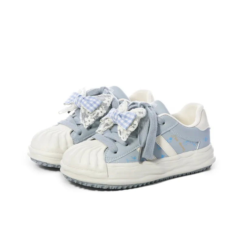 Lovely You Lightweight Wear Resistant And Slip Resistant Low Top Skateboard Shoes Women's-14