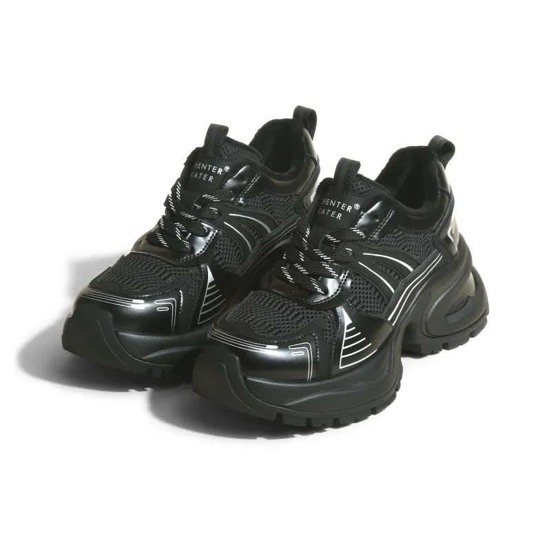 CHENTER KATER Lightweight Height Increasing Warm Low Top Chunky Sneakers Women's-6