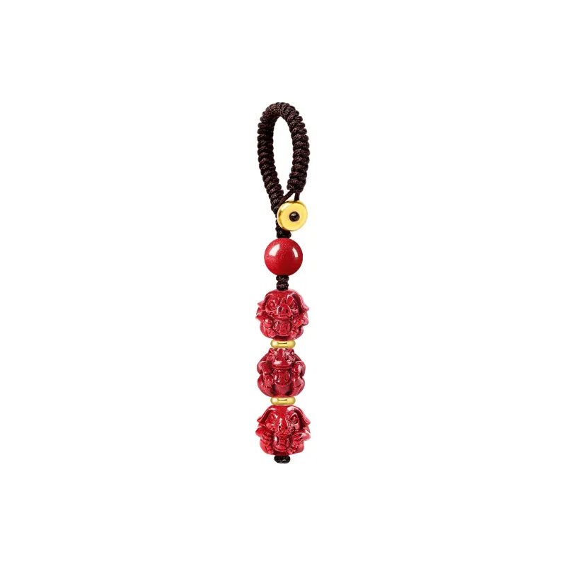 Moon Jewelry Cinnabar Keychains Unisex-28