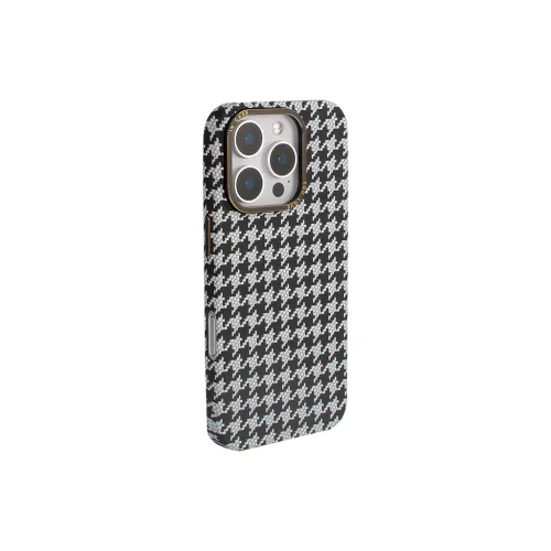TXBX PC Material Thousand Crane Totem Metal Frame Phone Case Compatible With Apple 16/15/14/13 Series