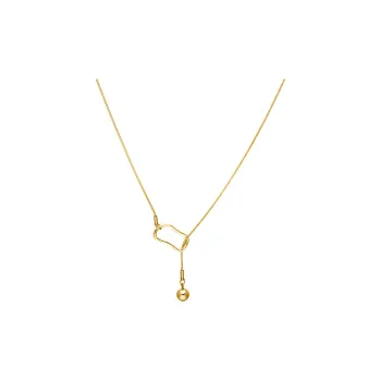 WAW Gold Plated Copper Necklaces Women's
