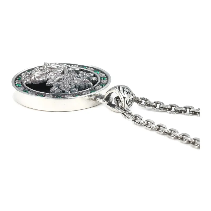 Yamagata S925 Silver Necklaces Men's-2