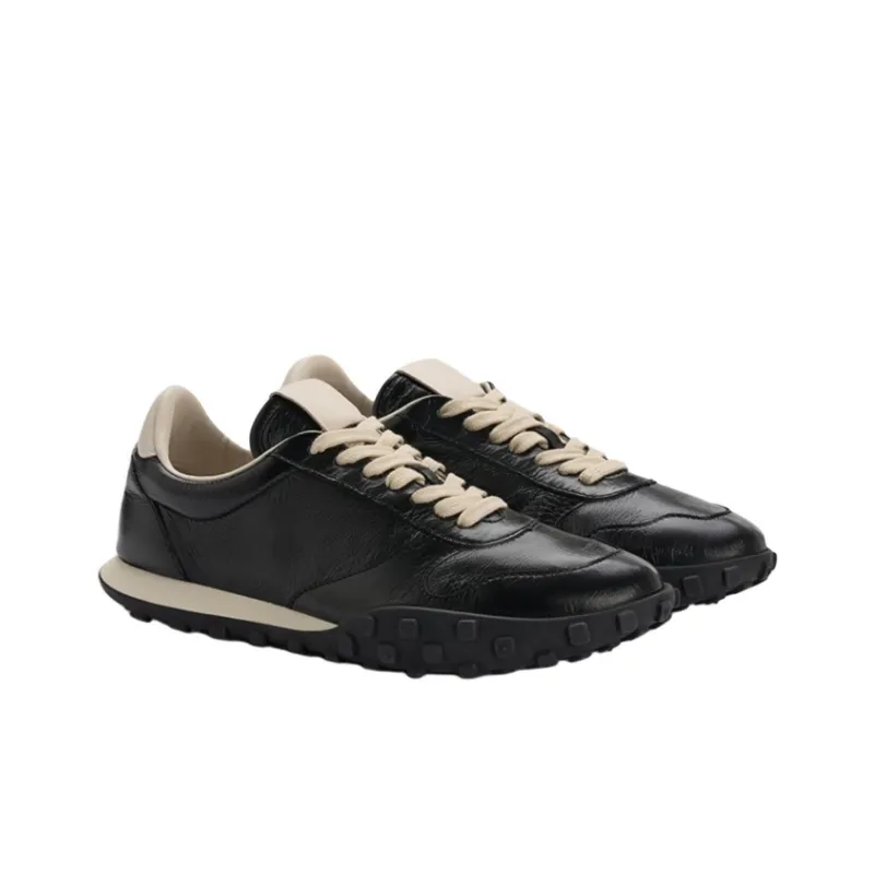JIL SANDER MOON Low Top Casual Shoes Men's Black-1