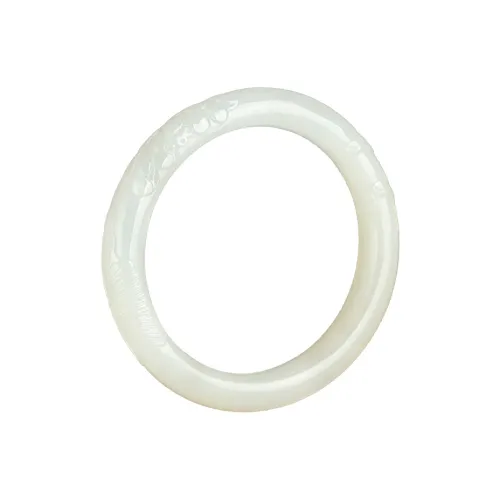 Treasure Bangles White Jade Women's
