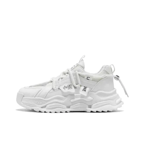 Yalu Anti Slip And Wear Resistant Breathable Low Top Chunky Sneakers Men's