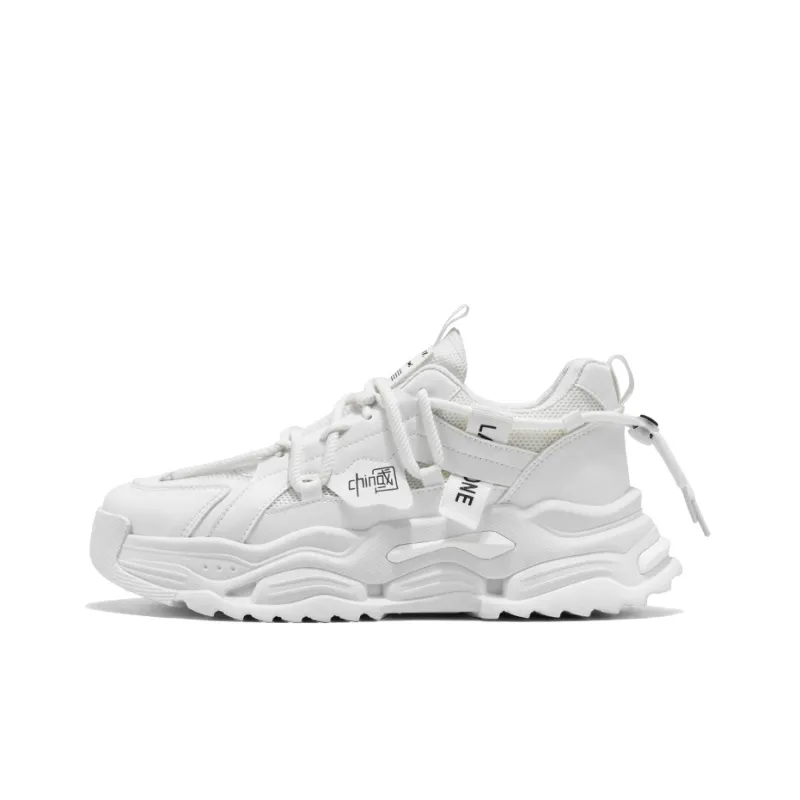 Yalu Anti-Slip And Wear-Resistant Breathable Low-Top Chunky Sneakers Men's-0