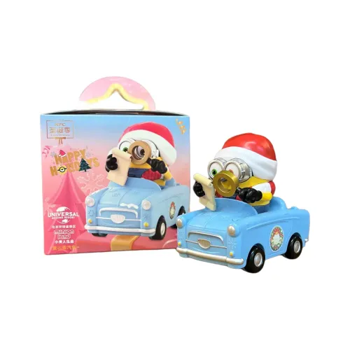 KFC Minions Vintage Steam Car Chibi Figures