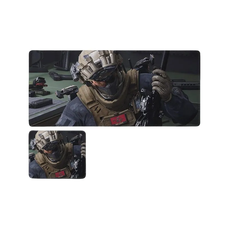 SHIBADU Rubber Delta Force Extra Large Men's Esports Gaming Computer Desktop Cushion Keyboard Mouse Pad Mouse Pads-4